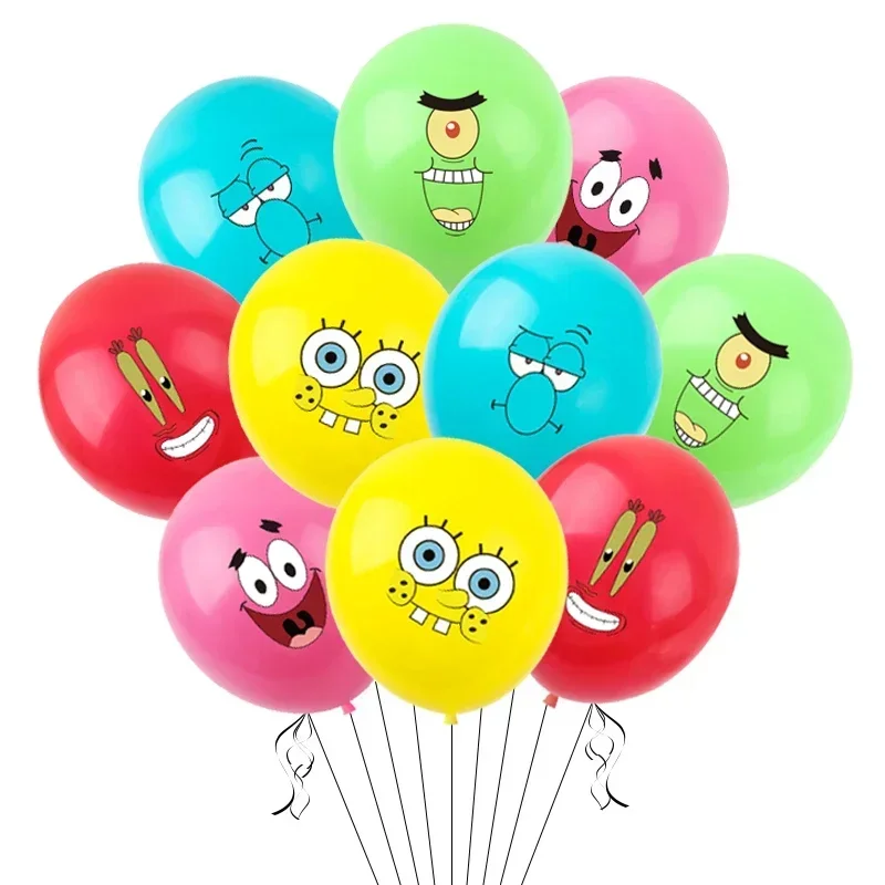 Confetti Balloon Set - 10 pièces Bob l'éponge Patrick étoile