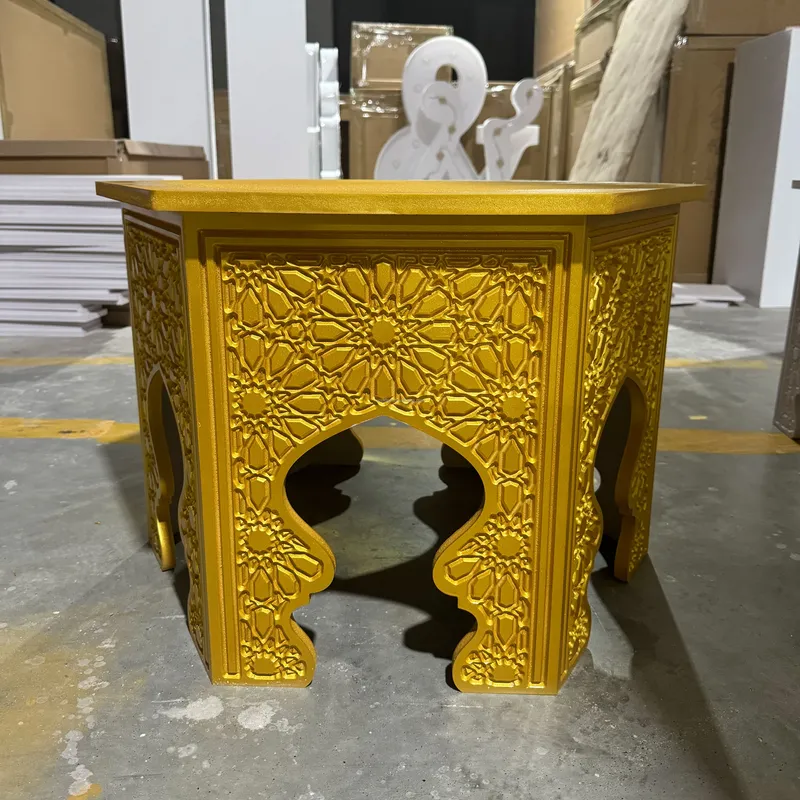Indian Wedding Decor Supply - Table ronde de style indien à