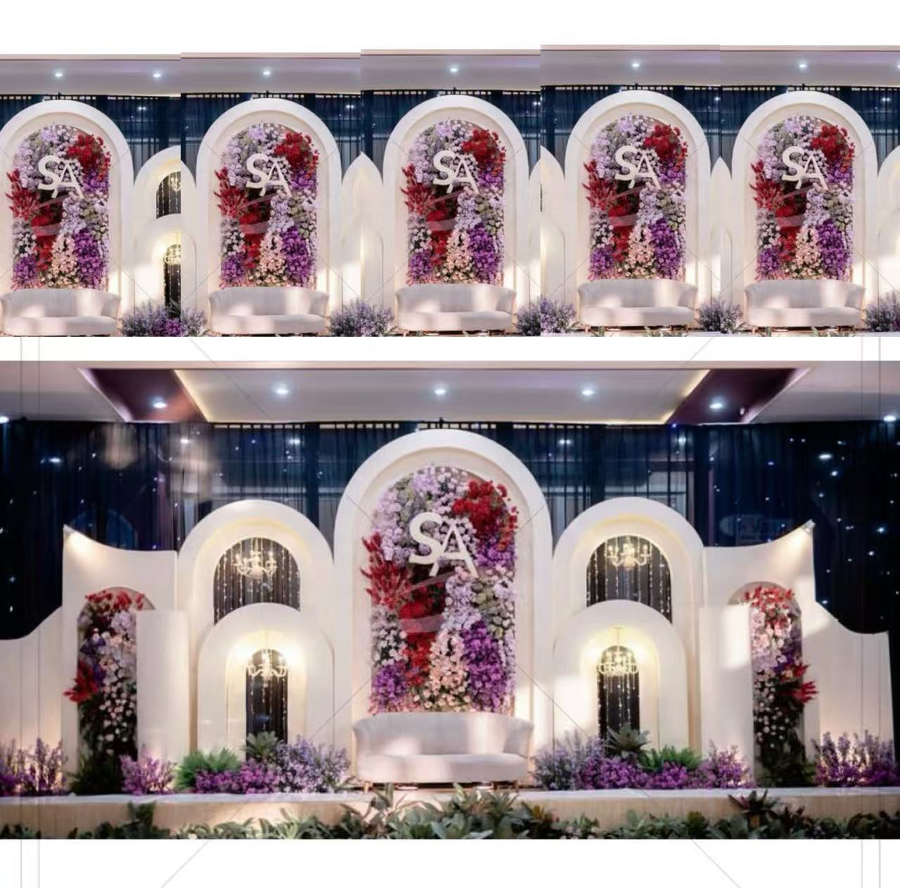 Wedding Supply Rentals - Support d'arche en PVC pour décoration