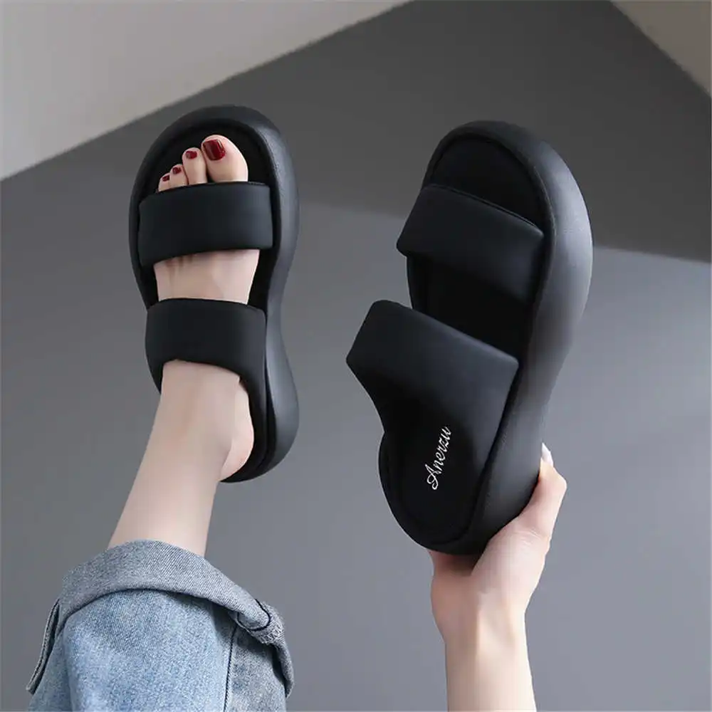 Wedding Bathroom Supply Kit - Chaussures d'été à bandes pour femmes,