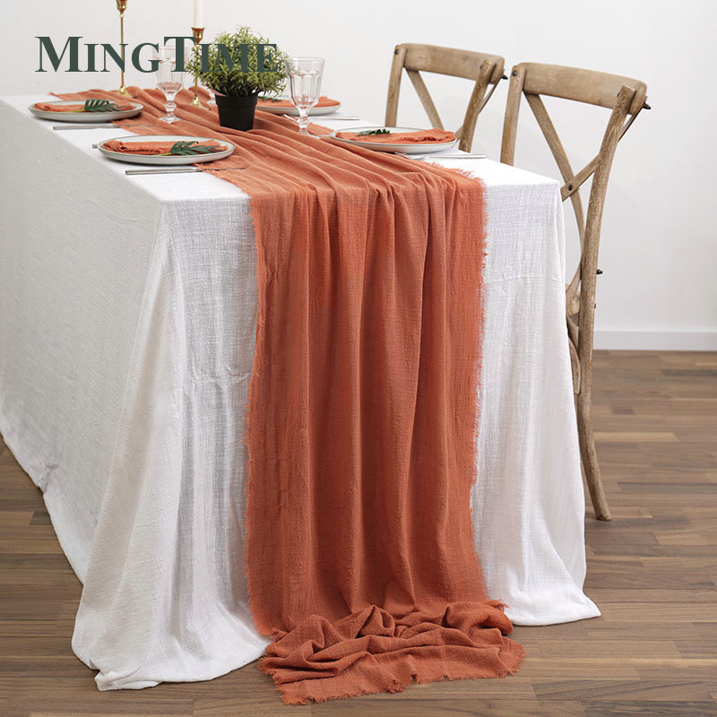 Wedding Supply Rentals - Chemins de Table Rustiques en Gaze