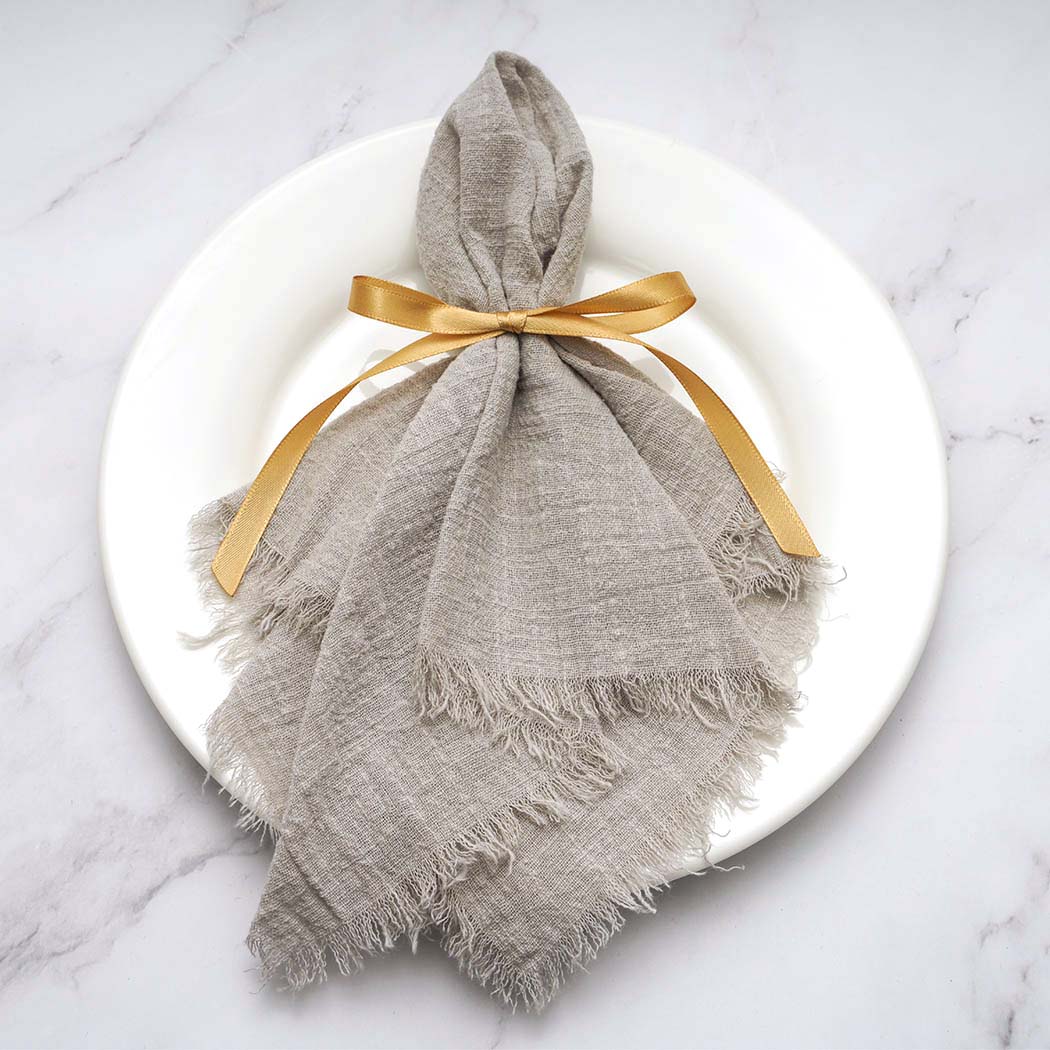 Wedding Supply Rentals - Serviette de Table Rustique en Gaze