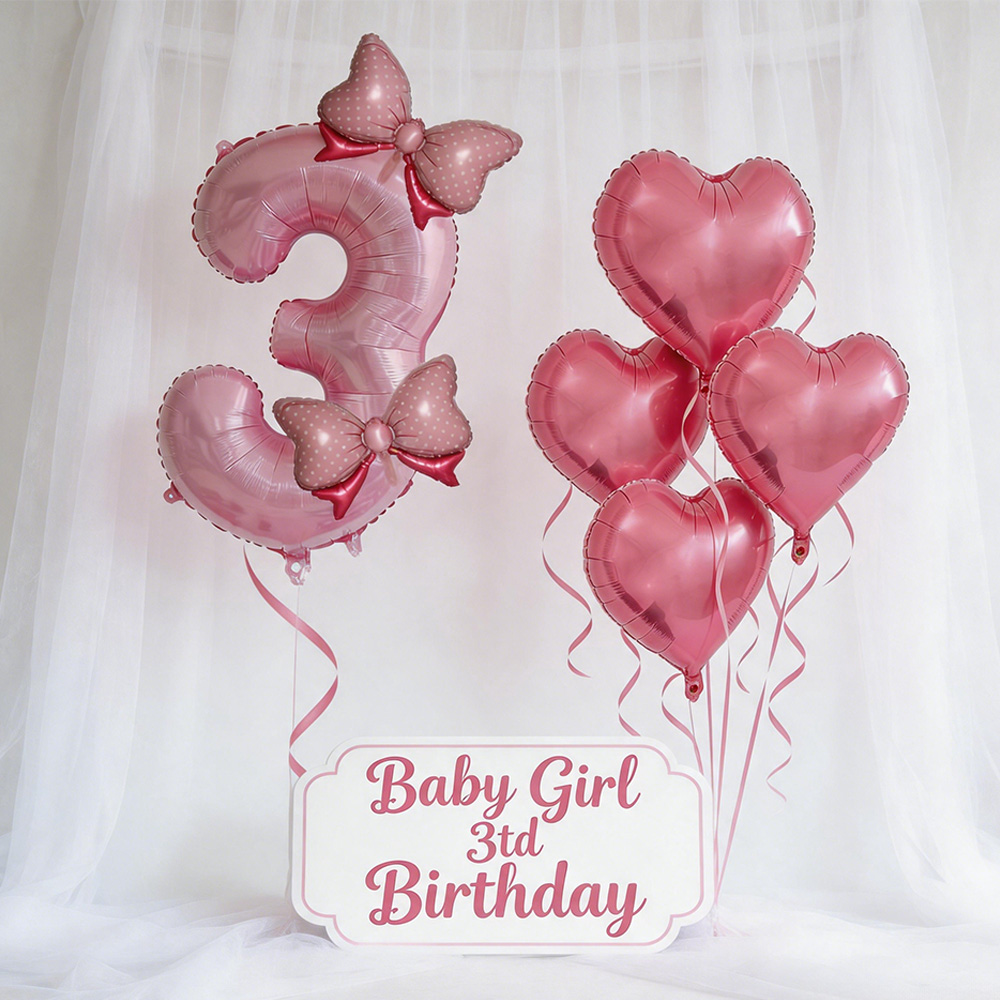 Décorations de fête nœud rose, - Confetti Balloon Set avis et prix