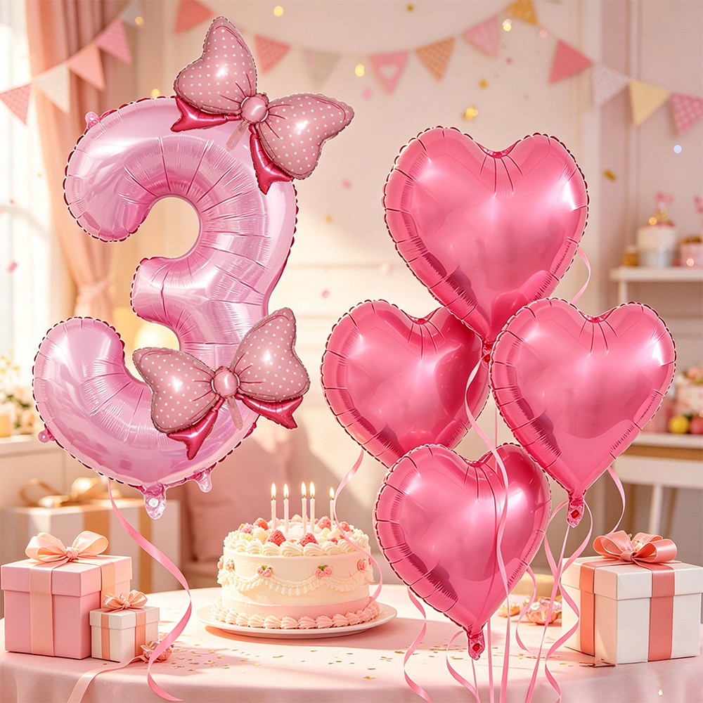 Décorations de fête nœud rose, - Confetti Balloon Set avis et prix