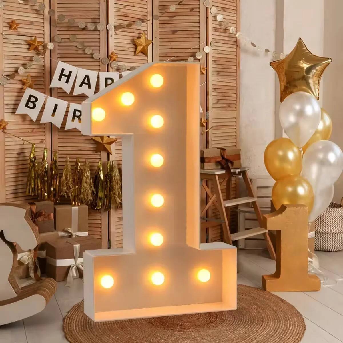 Lumière LED géante en forme de - Confetti Balloon Set avis et prix