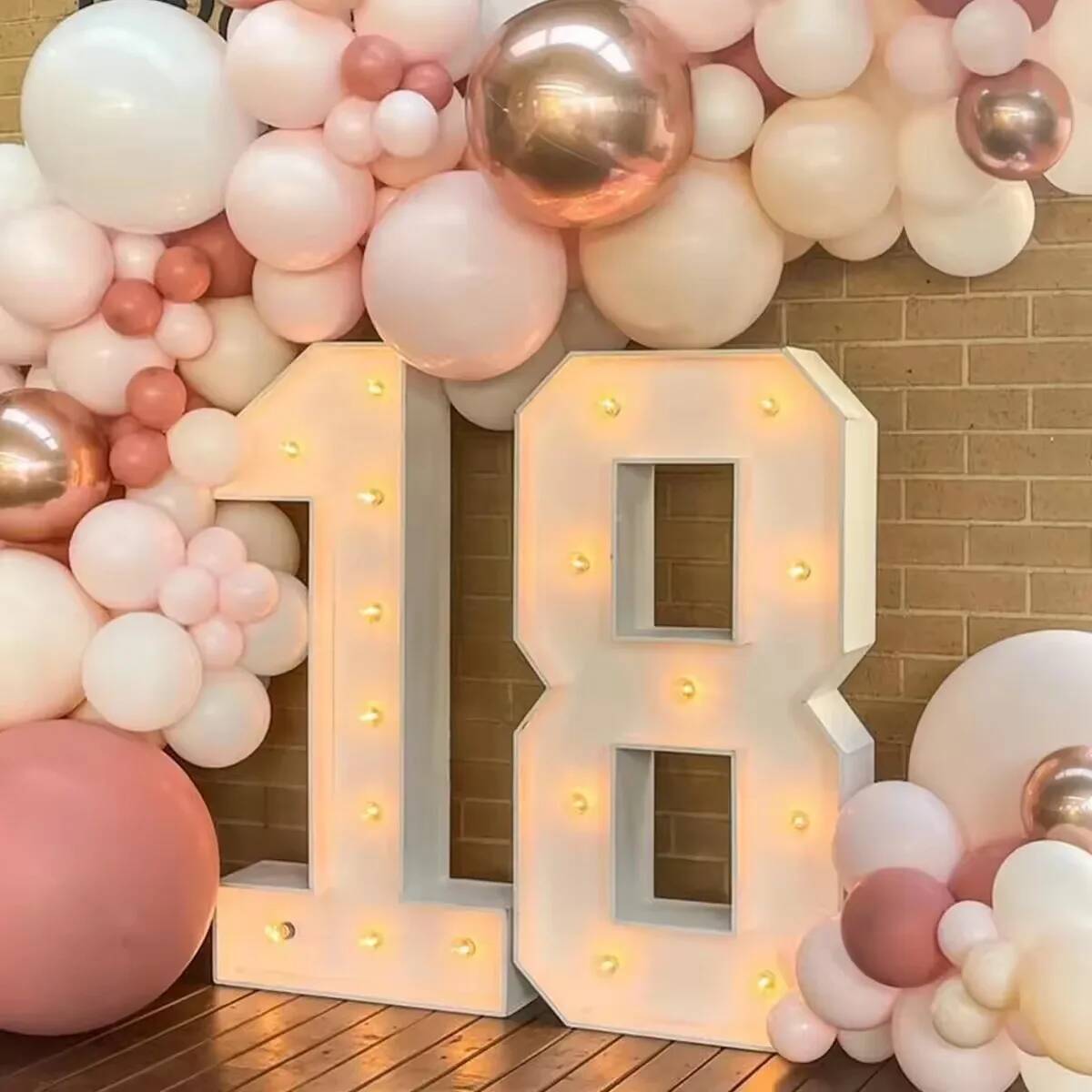 Lumière LED géante en forme de - Confetti Balloon Set avis et prix