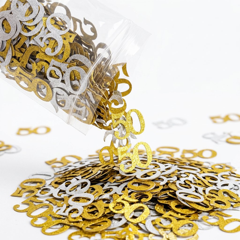 120 Pièces de Confettis pour 5 - Table Number Gold avis et prix