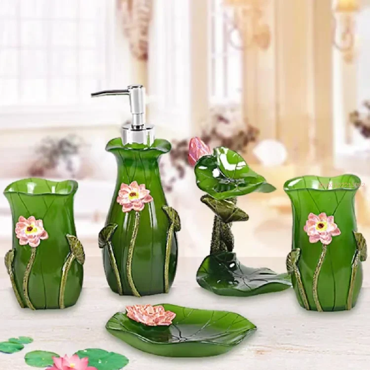 Lot de 5 accessoires de salle  - Wedding Bathroom Supply Kit avis et prix