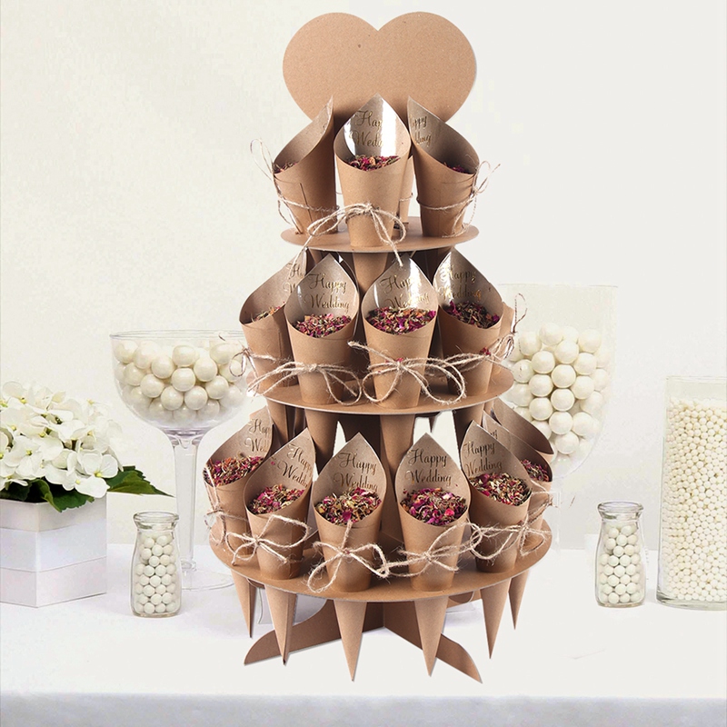 Boîte de support de cône de co - Wedding Supply Rentals avis et prix