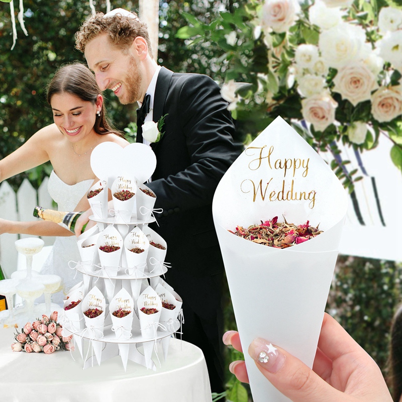 Boîte de support de cône de co - Wedding Supply Rentals avis et prix
