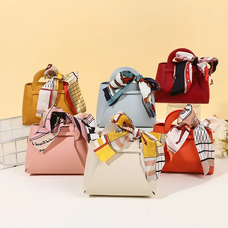 Sacs cadeaux en cuir rose, 10  - Wedding Supply List avis et prix
