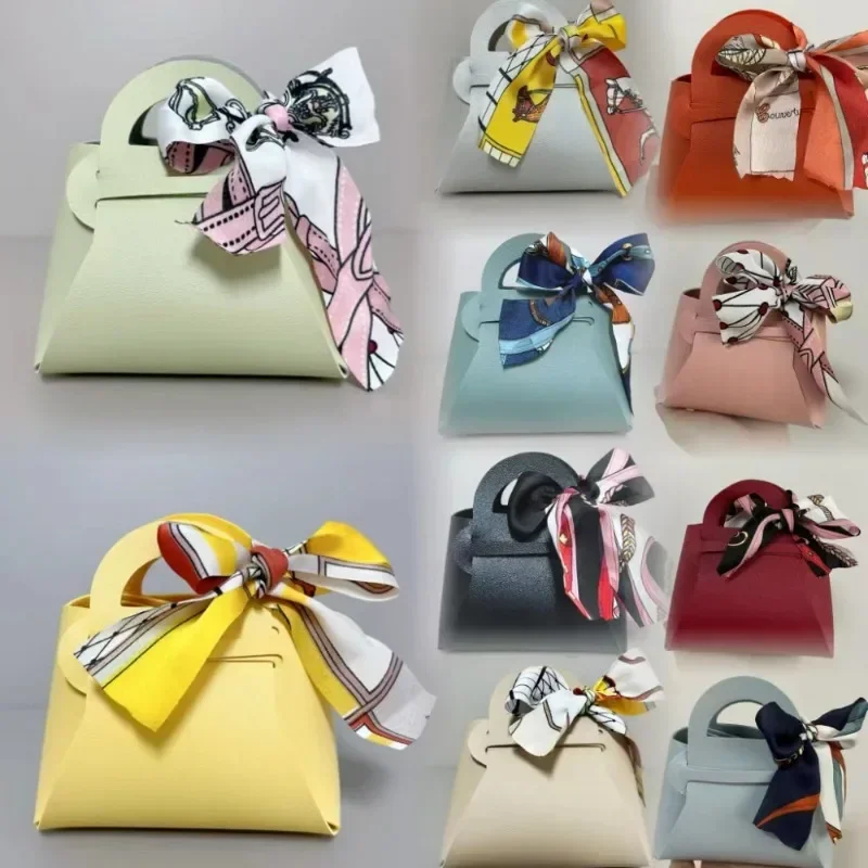 Sacs cadeaux en cuir rose, 10  - Wedding Supply List avis et prix