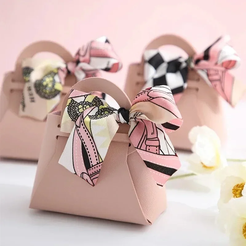 Sacs cadeaux en cuir rose, 10  - Wedding Supply List avis et prix