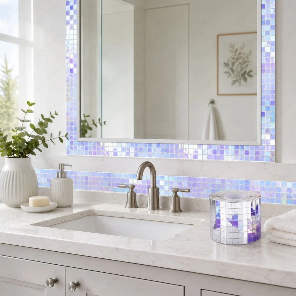 Mini mosaïques carrées autocol - Wedding Bathroom Supply Kit avis et prix