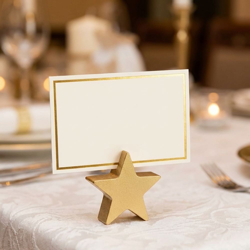 12 supports de cartes de table - Table Number Gold avis et prix
