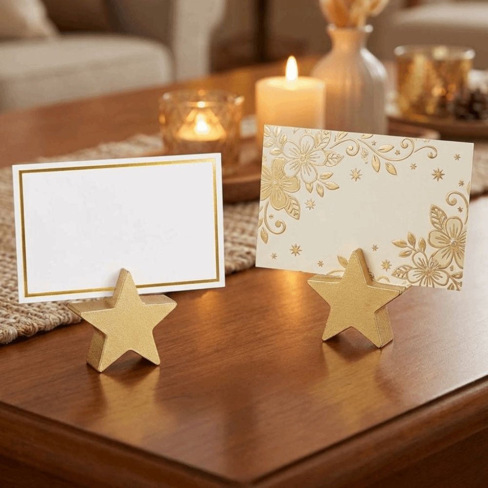 12 supports de cartes de table - Table Number Gold avis et prix